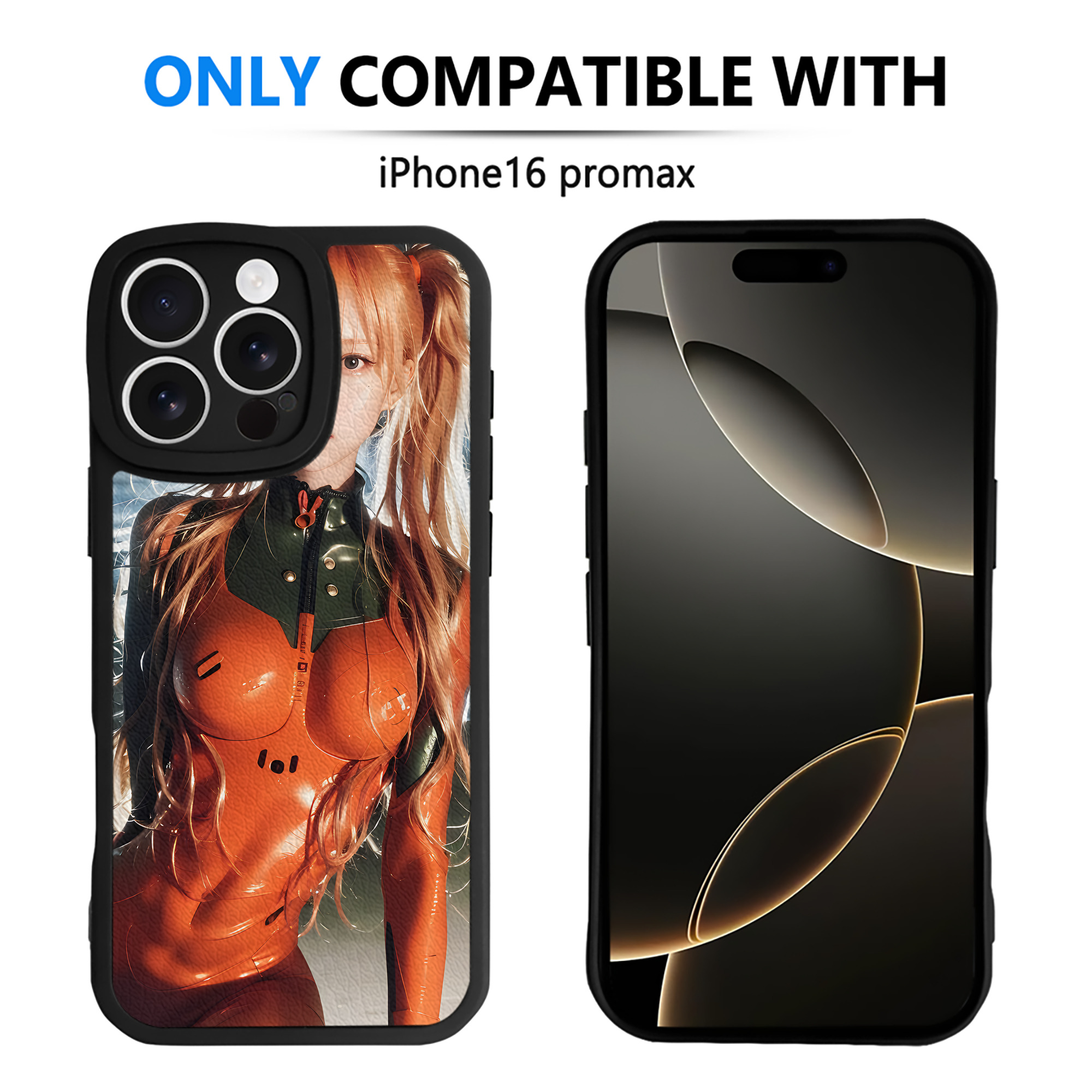 （画像用） EVA 新世紀エヴァンゲリオン 【iPhone 16シリーズ対応】シリコンスマホケース（レザー調） 材質：シリコン